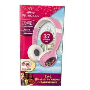 Disney Princess Pink Bluetooth Headphones